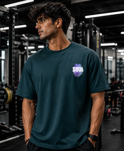 Train Your Body Discipline Your Soul Unisex Oversized T-Shirt | UNIMCOLL