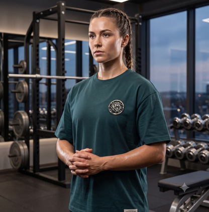 Lion Graphic Unisex Oversized Gym T-Shirt | Unimcoll