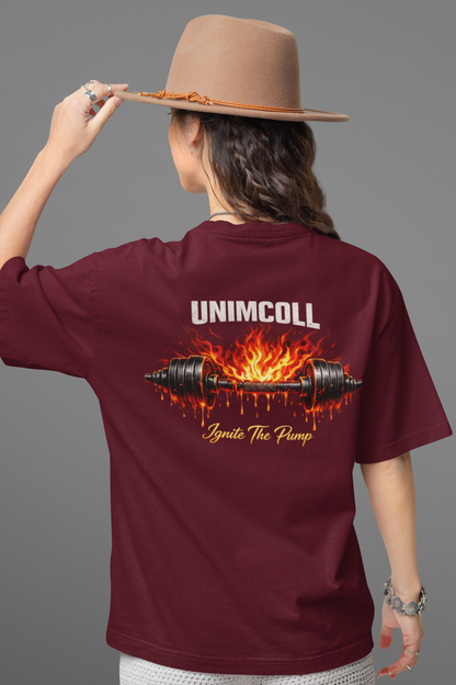 UNIMCOLL Ignite The Pump Unisex Terry Oversized Tee