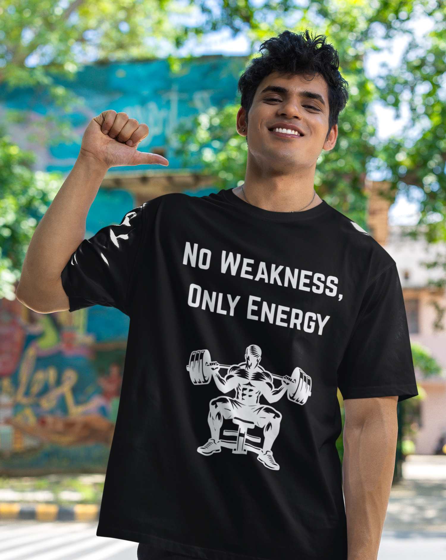 unisex oversized bodybuilder t shirt