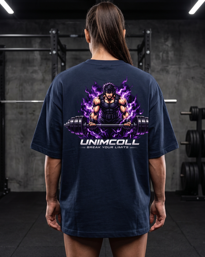blue colour gym t shirt