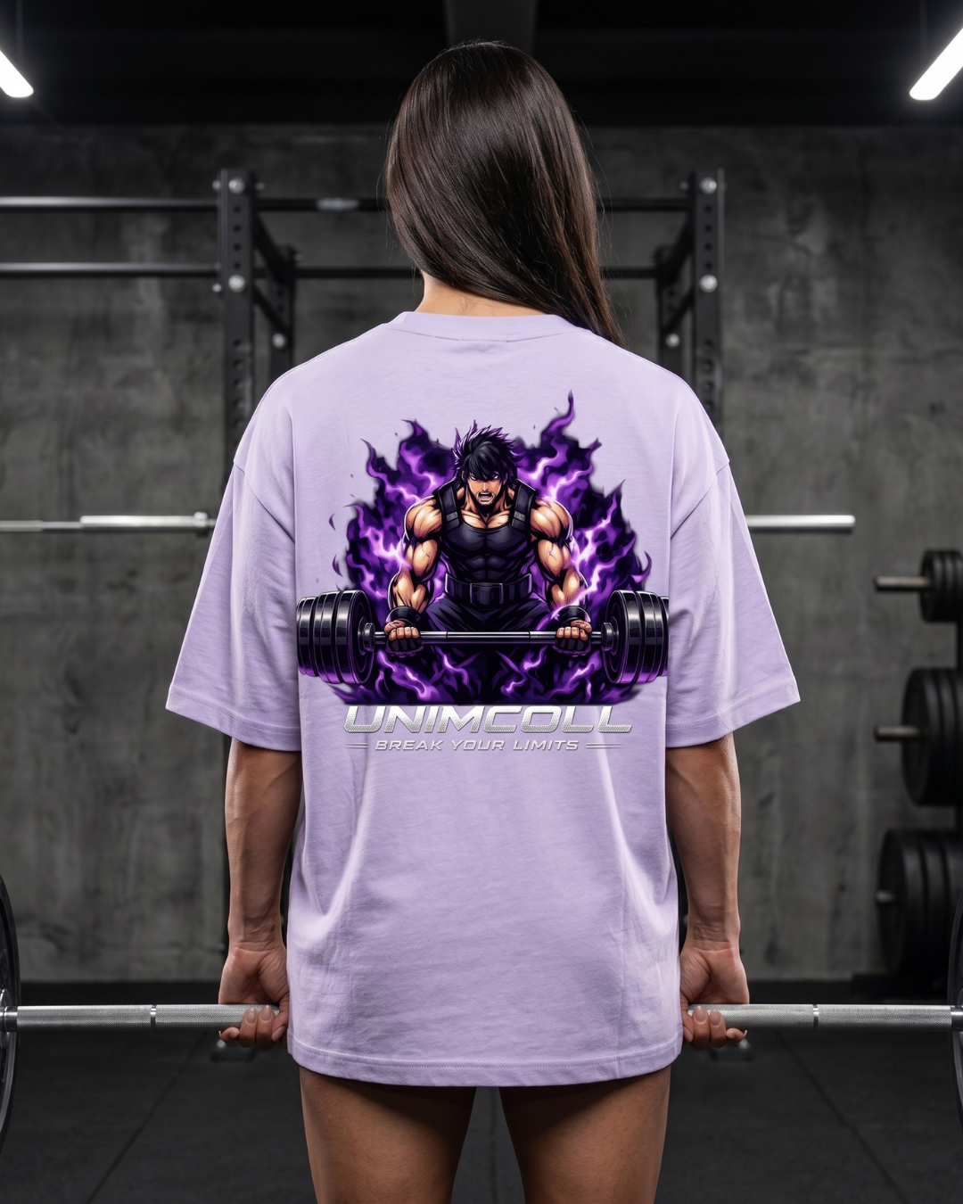 levender colour back view 