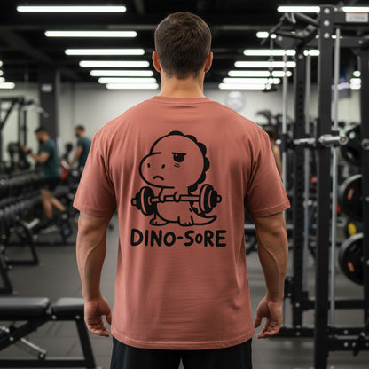 Dino-Sore Unisex Oversized Gym T-Shirt | UNIMCOLL