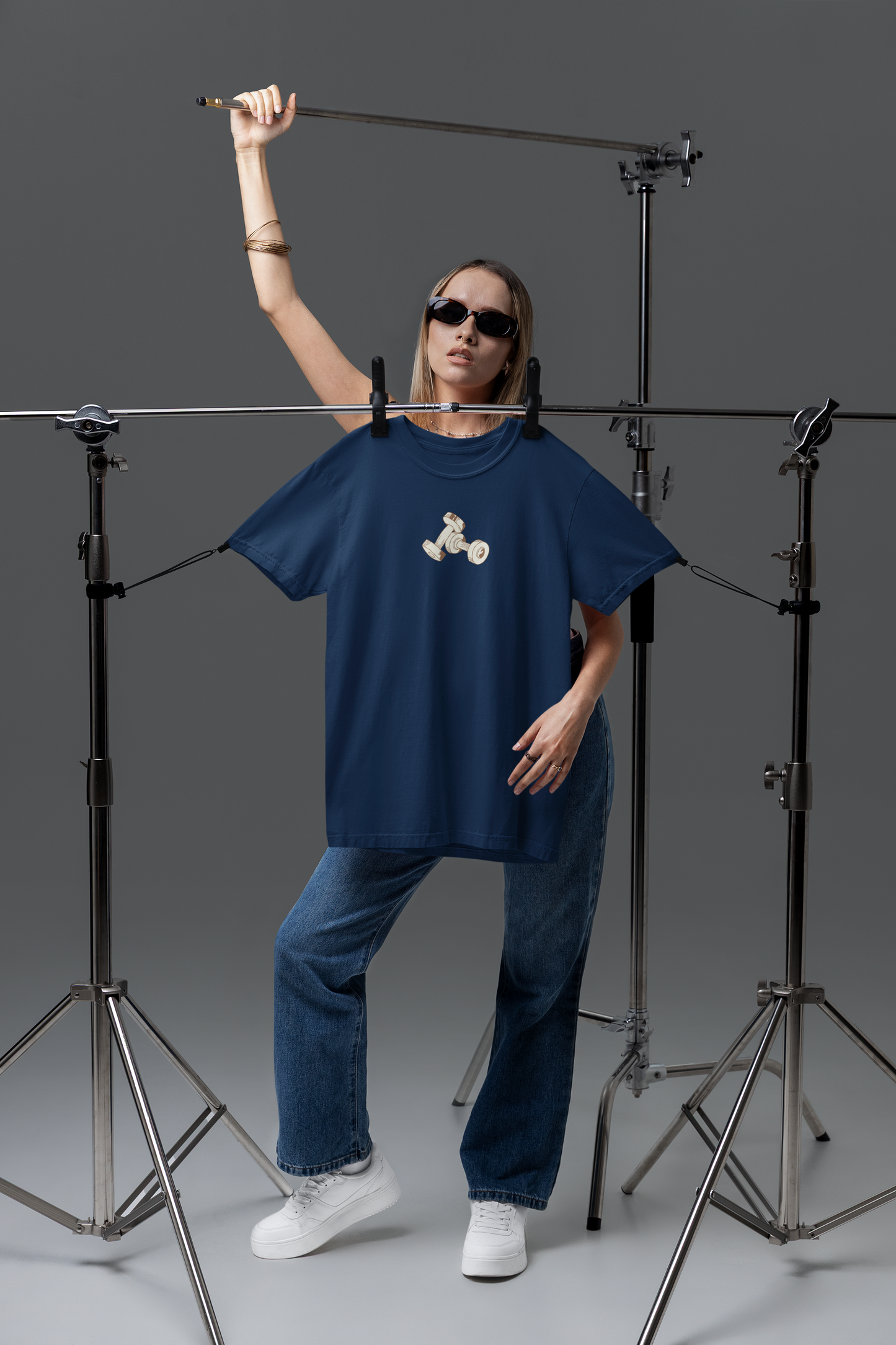 Obsess Over Progress Oversized Gym T-Shirt