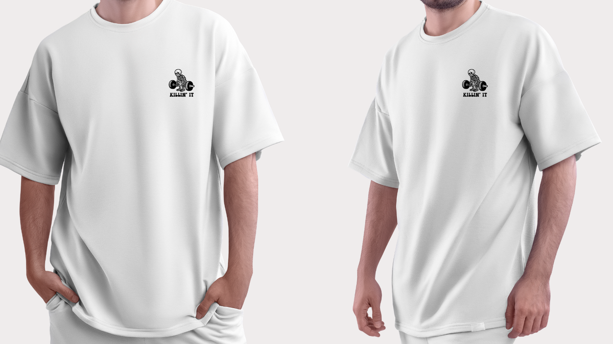 Heavyweight 260 GSM oversized gym t-shirt by UNIMCOLL