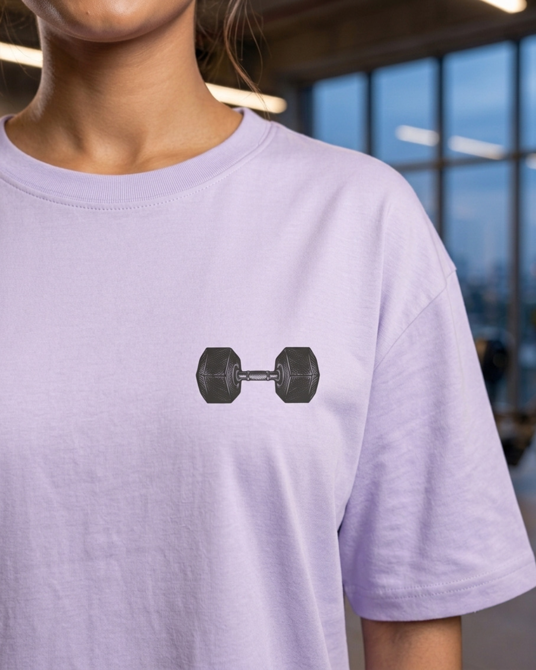 UNIMCOLL Break Your Limits Pump Cover Unisex Oversized Gym T-Shirt