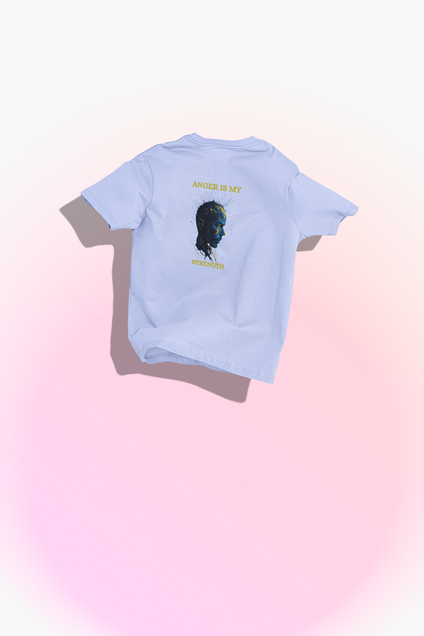 Anger Is My Strength | Heavyweight Oversized Pump Cover Gym T-Shirt
