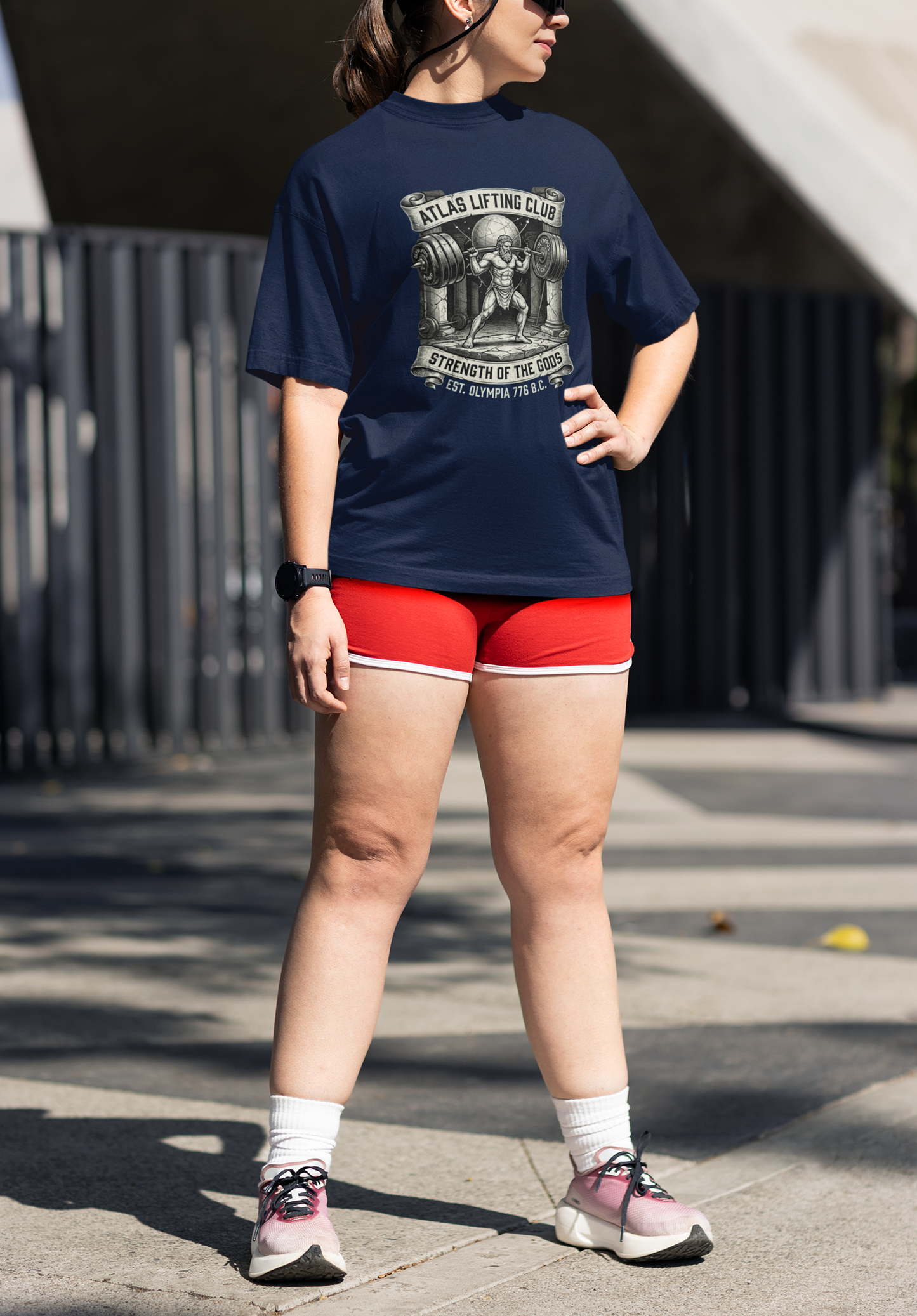 Atlas Lifting Club | Oversized Pump Cover – "Strength of the Gods"