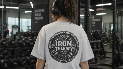 Iron Therapy Oversized Gym T-Shirt – Unisex Pump Cover