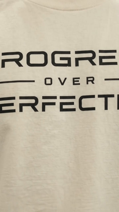 Progress Over Perfection Unisex Oversized T-Shirt