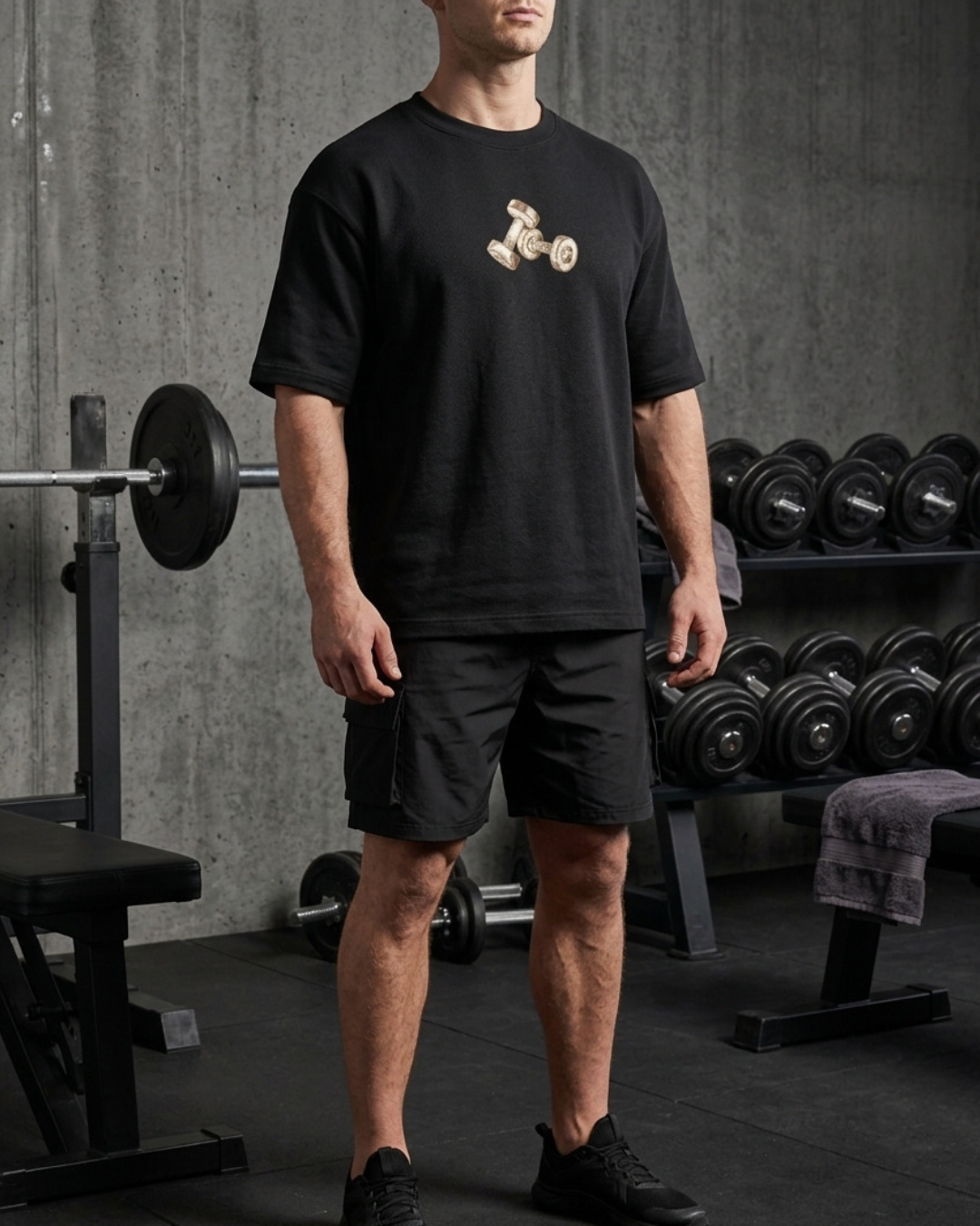 Obsess Over Progress Oversized Gym T-Shirt