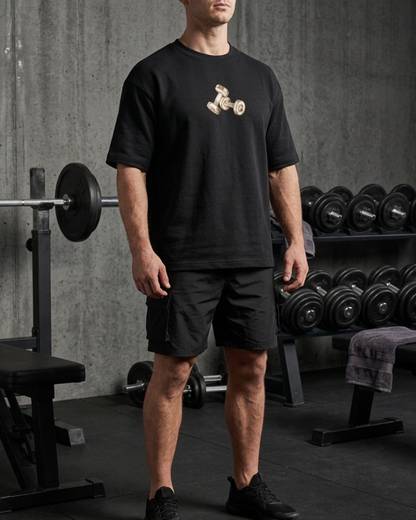 Obsess Over Progress Oversized Gym T-Shirt