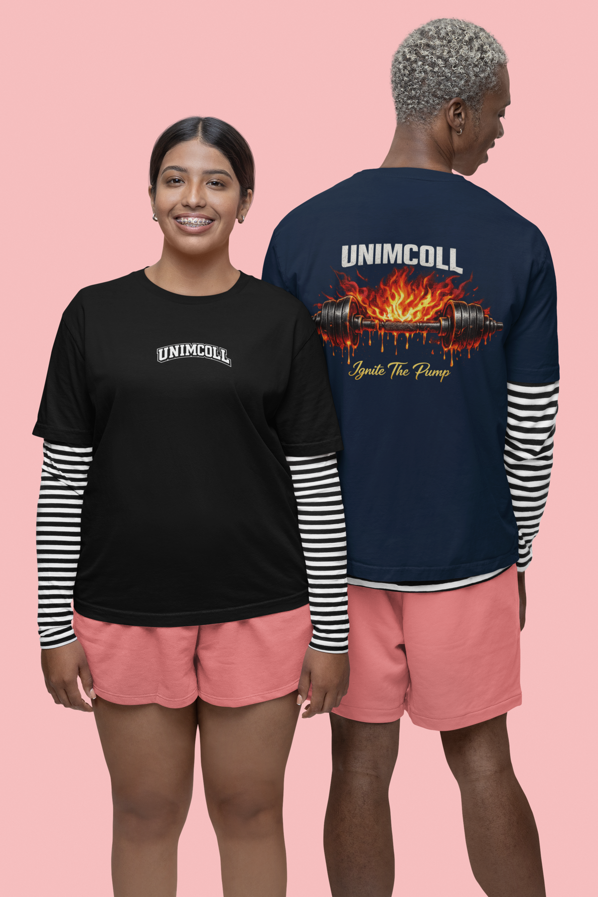 UNIMCOLL Ignite The Pump Unisex Terry Oversized Tee